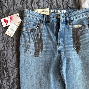 Idyllwind Denim with Black Fringe Detail